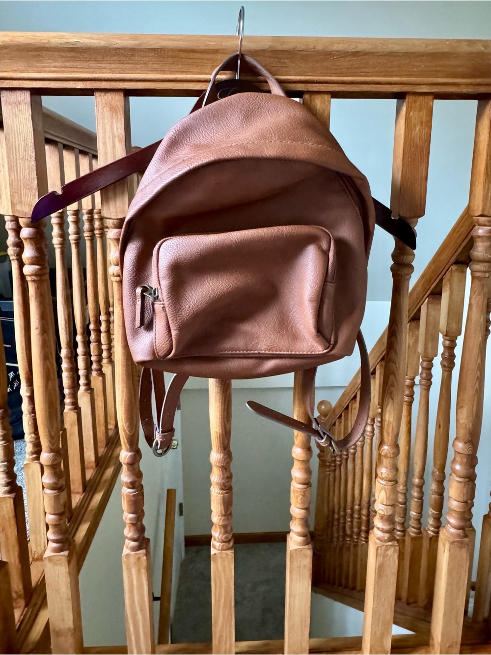 Universal Thread Tan Pebbled Faux Leather Backpack